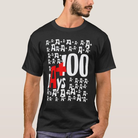 100 Tage Schullehrer und Schüler T-Shirt (Vorderseite)