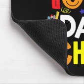 100 Tage Schullehrer und Student Mousepad (Ecke)