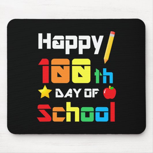 100 Tage Schullehrerschulausbildung Mousepad (Vorne)