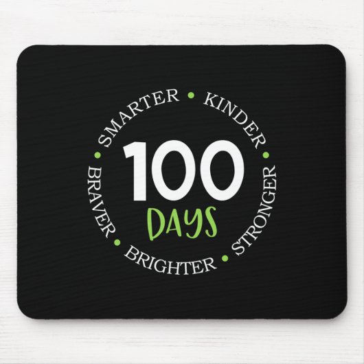 100 Tage Schullehrerteam Kinder Wachstum Minds Mousepad (Vorne)