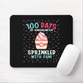 100 Tage Schulmädchen Sprinkled Fun Cupcake Mousepad (Mit Mouse)