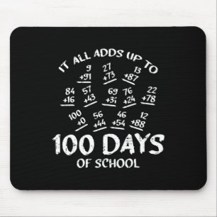100 Tage Schulmathematik Ergänzung Cool Lehrer Stu Mousepad
