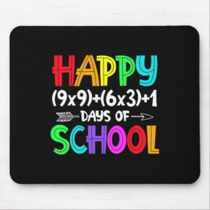 100 Tage Schulmathematik Formel für Lehrer Studen Mousepad