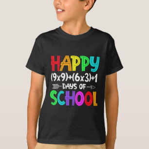 100 Tage Schulmathematik Formel für Lehrer Studen T-Shirt
