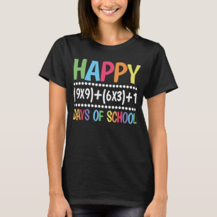 100 Tage Schulmathematik Gleichung 100 Tage Sm T-Shirt