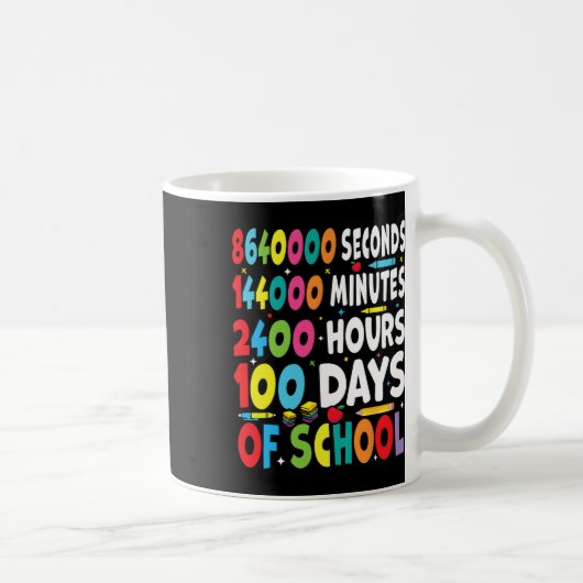 100 Tage SchulOutfit für Mathematiklehrer Jungs G Kaffeetasse (Rechts)