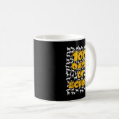 100 Tage Schulpferd Schnurrbart Maskottchen T - Sh Kaffeetasse (VorderseiteRechts)