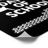 100 Tage Schulsoccer Kinder 100 Tage Poster (Ecke)