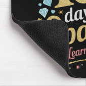 100 Tage Schulsparkle-Lernen und Lächeln Mousepad (Ecke)