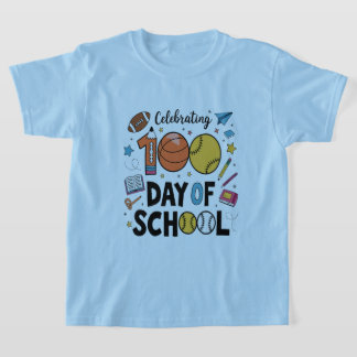 100 Tage Schulsportfeier Design T-Shirt