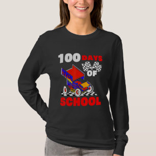 100 Tage Schulsprint Car Racing Dirt Track St. T-Shirt