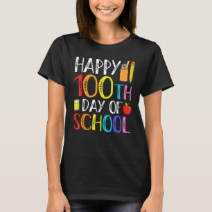 100 Tage Schultag Lehrer und Schüler 100 Tage Sm T-Shirt