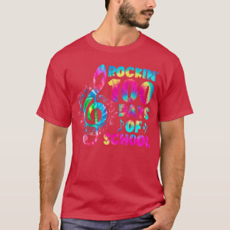 100 Tage Schultag Musiklehrer Schüler Geschenke 10 T-Shirt