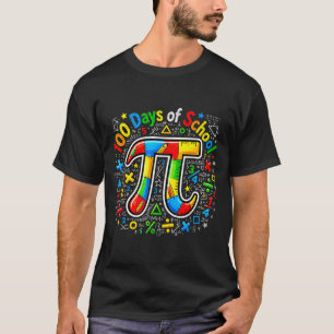 100 Tage Schultag Pi Math Drip Lustig 100 Tage Kin T-Shirt