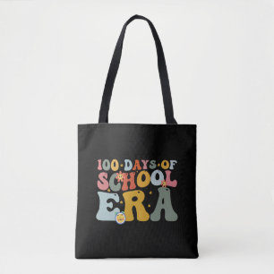 100 Tage Schultage Groovy Lehrer Kinder Tasche