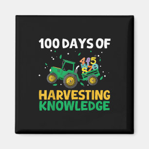 100 Tage Schultraktor Landwirtschaft 100 Tage Magnet