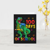 100 Tage Schultrex 100. Schultag 100 Da Karte (Gelbe Blume)