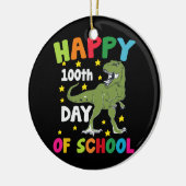 100 Tage Schultrex 100. Schultag Keramik Ornament (Links)