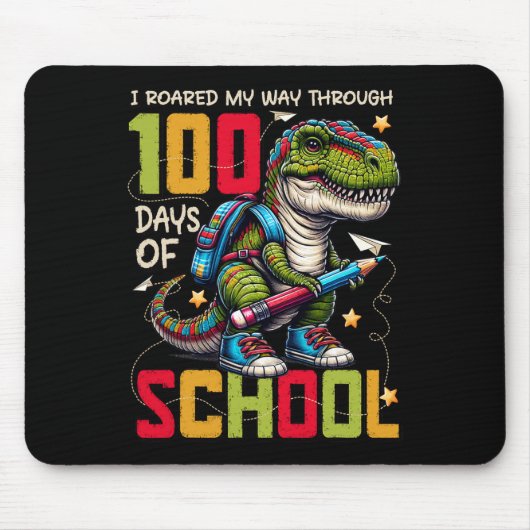 100 Tage Schultrex 100 Tage klüger 100 Tage Mousepad (Vorne)