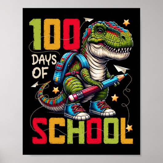 100 Tage Schultrex 100 Tage klüger 100 Tage Poster (Vorne)