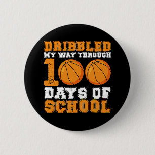 100 Tage Schulturnier im Basketball dribbelnd über Button