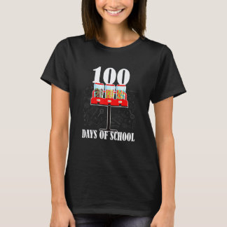 100 Tage Schultüte Kaugummiautomat 100. Tag unterr T-Shirt