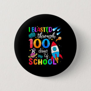 100 Tage Schulunterricht am 100. Tag Button