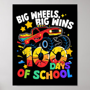 100 Tage Schulwagen 100. Schultag Poster