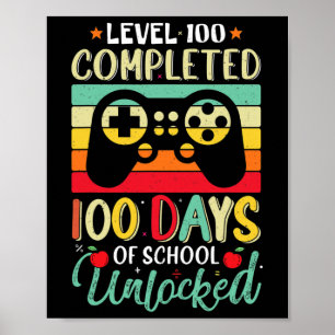 100 Tage Schulzeit für den vollständigen Spielersp Poster