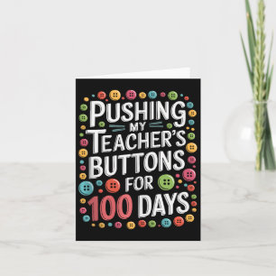 100 Tage Schulzeit lang die Tasten meines Lehrers  Karte