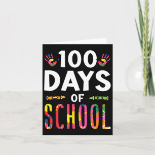 100 Tage Schulzeit Redewendungen Niedlich Team Swe Karte