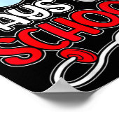 100 Tage Schulzeit Stethoscope Nurse Li Liebe Poster (Ecke)