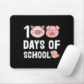 100 Tage Schweinefleisch Cartoon Lehrer Niedlich S Mousepad (Mit Mouse)