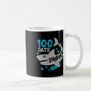 100 Tage Sharper Shark 100. Schultag für Junge Kaffeetasse