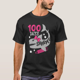 100 Tage Sharper-Shark-LehrerInnen glücklich 100. T-Shirt