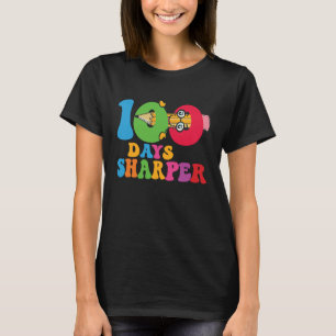 100 Tage Sharper Teacher Student Happy 100 th Day T-Shirt