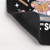 100 Tage sind Alotl Schule 100. Schultag Mousepad (Ecke)