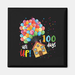 100 Tage sind bis 100 Tage Schulballon Hou Magnet