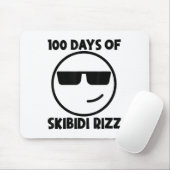 100 Tage Skibidi Rizz Cool 100 Tage Mousepad (Mit Mouse)