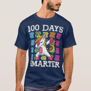 100 Tage Smarter Dabbing Unicorn , Dab Kid Girls S T-Shirt