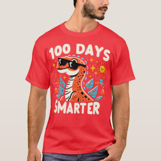 100 Tage Smarter Dinosaurier 5 T-Shirt