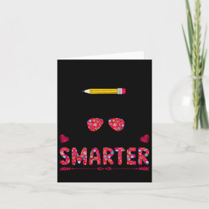 100 Tage Smarter Girls Messy Bun Hair 100. Tag Karte