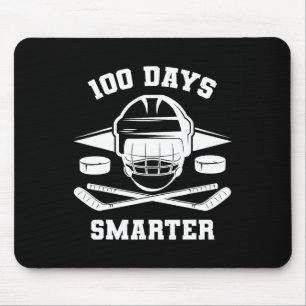 100 Tage Smarter Happy 100. Tag der Schule Hockey Mousepad