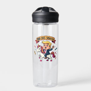 100 Tage Smarter School Trump Inaguration Day Trinkflasche