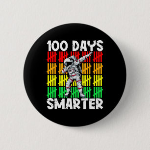 100 Tage Smarter Space Astronaut 100. Tagesschule Button