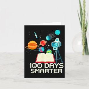 100 Tage Smarter Space Astronaut 100. Tagesschule Karte