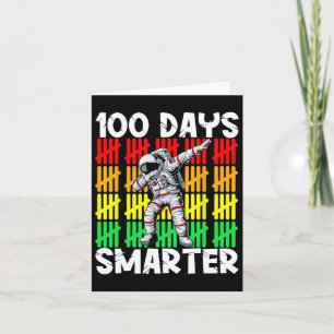 100 Tage Smarter Space Astronaut 100. Tagesschule Karte