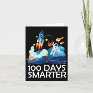 100 Tage Smarter Space Astronaut 100. Tagesschule Karte