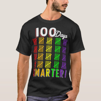 100 Tage Smarter zählen Hash Marks 100. Tag der T-Shirt