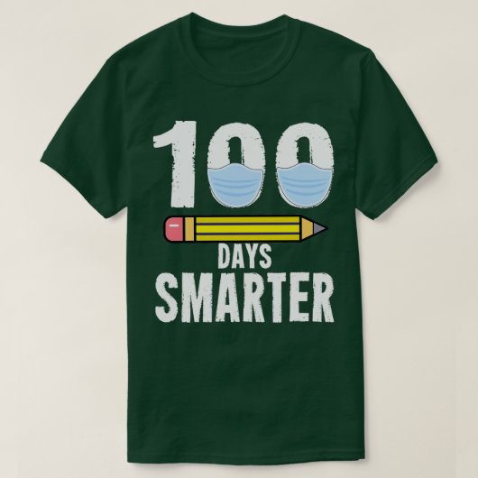 100 Tage Smartere 100. Schultage 2021 T-Shirt (Design vorne)